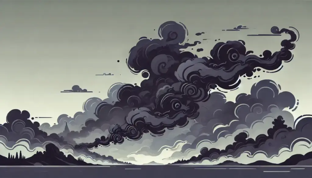 白雲(黒霧)の最後はどう描かれたか