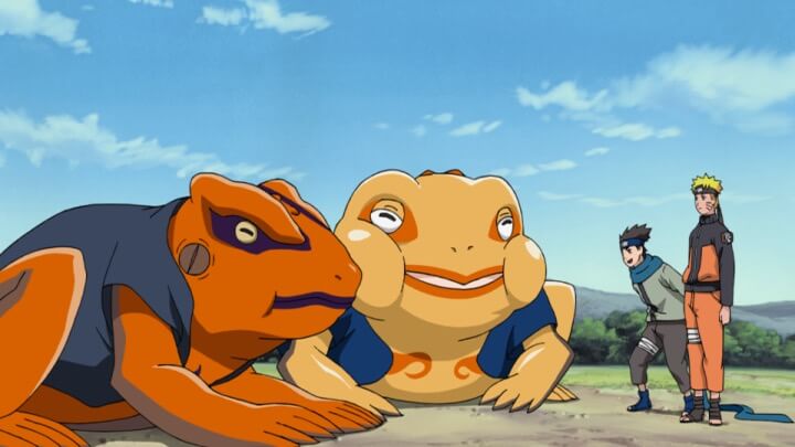 ガマブン太の息子ガマ吉とガマ竜