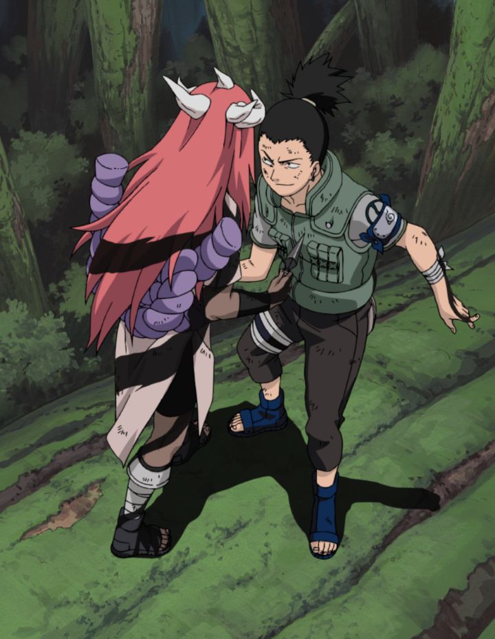 シカマルのかっこいいシーン：サスケ奪還任務・多由也戦