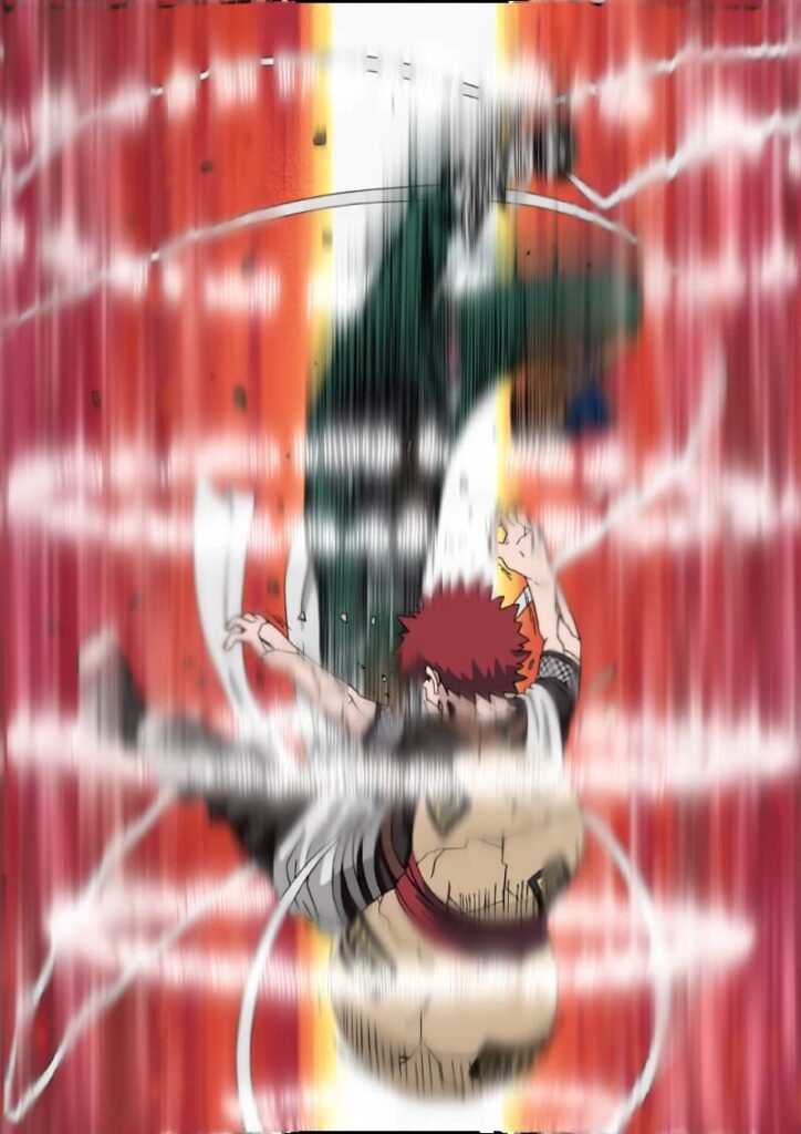 ロックリー：我愛羅戦で見せた不屈の魂