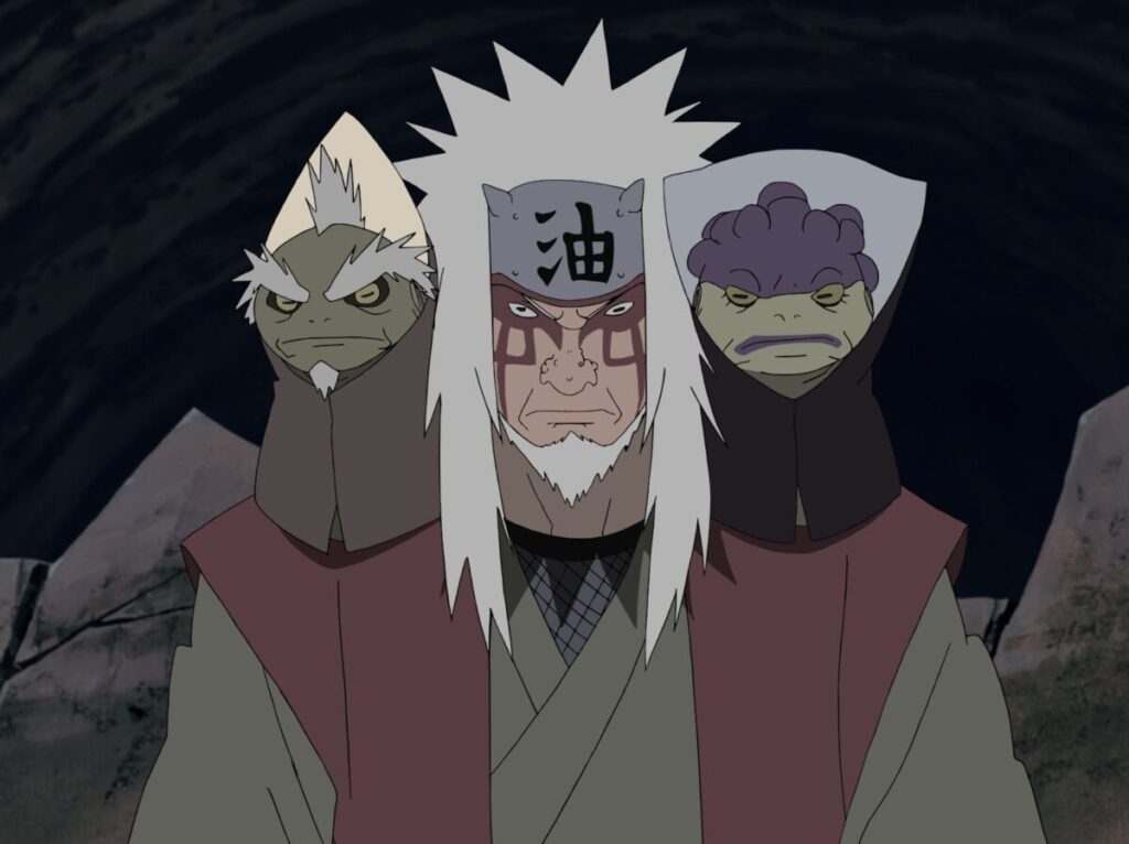 自来也：妙木山で習得した仙人モード