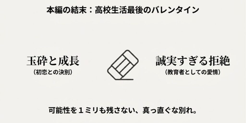 君に届けのあやねとピン：本編の結末 高校生活最後のバレンタイン 誠実すぎる拒絶と初恋との決別