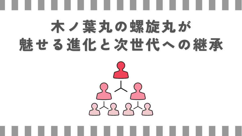 木ノ葉丸の螺旋丸が魅せる進化と次世代への継承